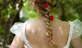 wedding hair soft braid